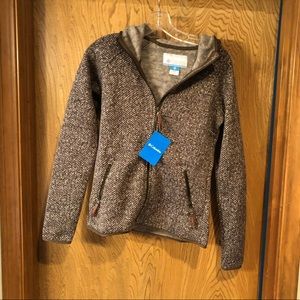 Columbia full zip up sweatshirt with hood